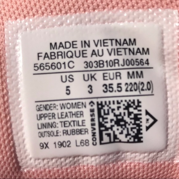 W Converse Feng Chen Wang ERX 260 Mid Sneakers - Picture 9 of 10